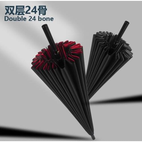 Long Umbrella Wind Resistant Strong Windproof Outdoor Business Umbrella Jewerly Windprof Large Paraguas Grande Umbrellas BG50US