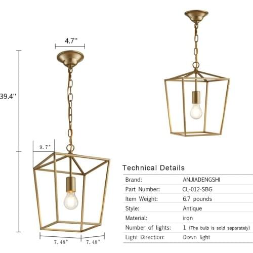 DUOGU Pendant Lights In The Loft Style