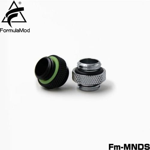 FormulaMod Fm-MNDS, G1/4 mini dual external thread connection double male adapter thread connector for water cooling system