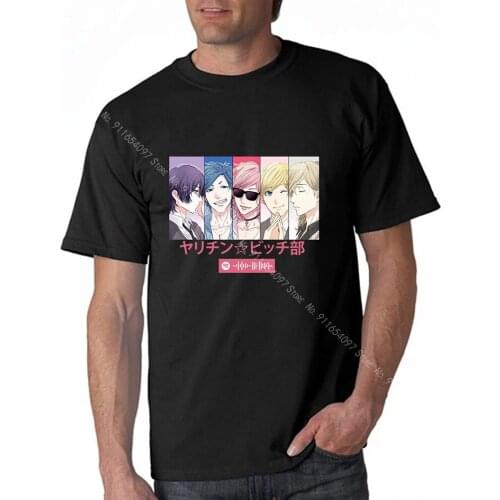 Yarichin B Club Ybc Touch You Manga Japan Style Oversize T-Shirt Alt Clothes Singers Streetwear Comedy Graphic Tee Tokyo Ghoul