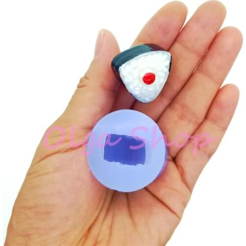 GYL644 24.2mm x 23.5mm Sushi Silicone Mold Fondant Cake Decoration Candy Chocolate Craft Resin Clay Art Soap FOOD SAFE OVEN SAFE