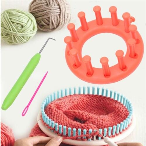 Circular Knitter Knitting Loom Needle Hook Sweater Hat Wool Making Craft Tool Dropshipping