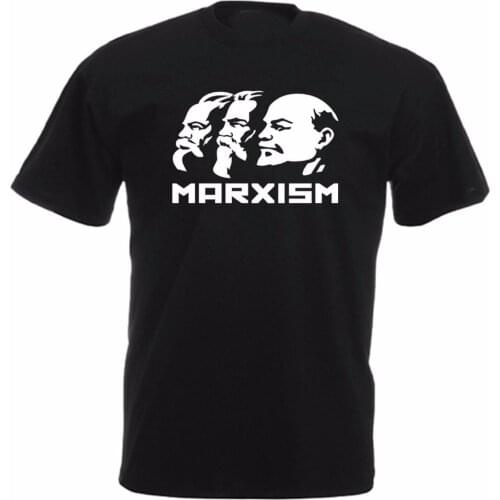Summer 2018 100% Cotton Normal Marxism Cccp Ussr Russian Russia 100% Cotton Short Sleeve Summer T-Shirt