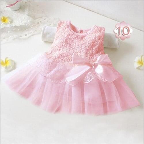 Hot New Infant Baby Girl Tutu Dress vestidos Kids Cute Lace Flower Summer Party Princess Dresses baby girl Christmas Clothes