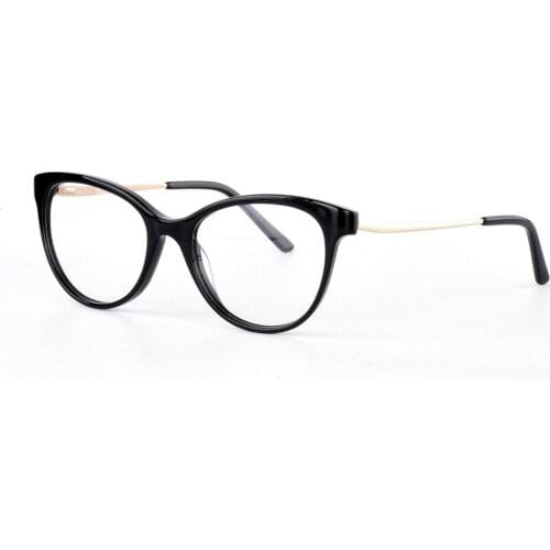 Fashionable Acetate Optical Glasses Spectacle Frames Presbyopic Glasses Diopter Eyewear Frame Glass Prescription Metal Sunglass
