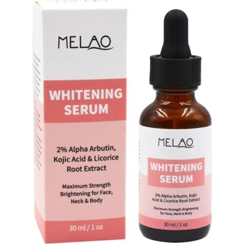 Skin Whitening Face Whiteing Serum Organic 2% Alpha Arbutin Moisturizing Acid Essence Brightening Lightening Facial Skin Care