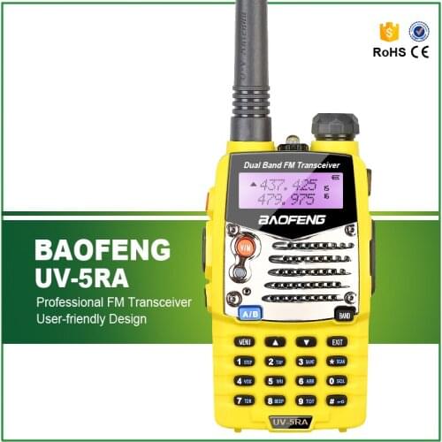 BAOFENG UV-5RA Two-way Display Interphone UV5RA 128CH VHF 136-174MHz UHF 400-520MHz Transceiver FM Two Way Radio Walkie Talkie