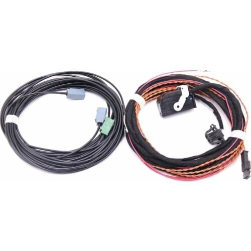 High Line Rear Camera KIT Guidance Line Install harness Wire Cable FOR AUDI A4 A5 A6 A7 Q5 Q7 Touareg 7P6