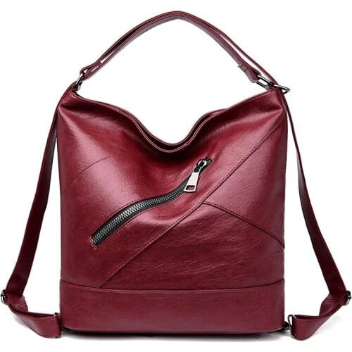 Vintage Women Shoulder Bag Handbags High Quality PU leather Casual Tote Luxury Messenger Bags Design Women Crossbody Bag