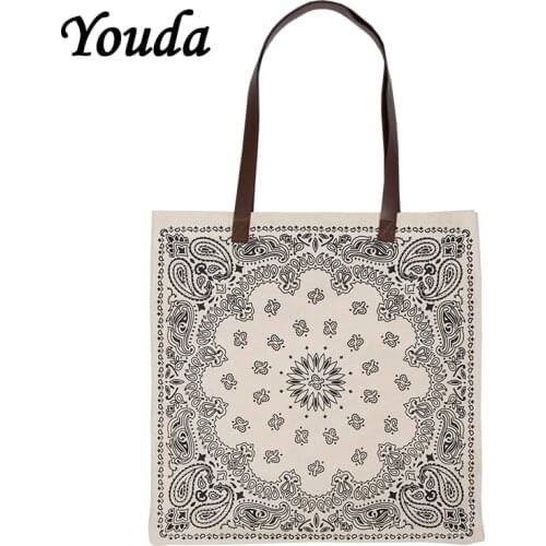 Youda Original Fashion Design Women Bags Ladies National Style Handbag Classic Female Shopping Bags Casual Girls Tote Handbags
