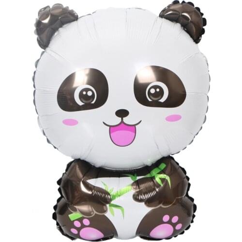 Animal balloon cartoon panda aluminum film balloon childrens toy baby birthday party decoration panda balloon