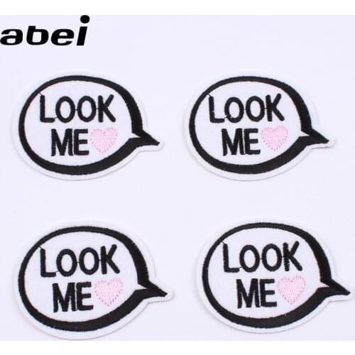 10PCS New Funny Patch for Apparel Jeans Iron On Embroideried Cartoon Fabric Stickers Handmade Bags Appliqued Sew on Coats Badge