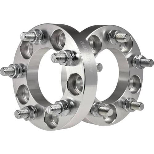 2PCS/Set Flange Silver 5X4.5 1" 82.5MM 1/2"