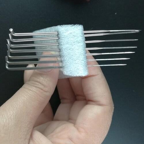 7PCS/Set Needles Iron Handmade Sewing Tool Felting Needles Wool Felt Craft DIY Handmade Wool Pin Felt Tools Kits Embroidery