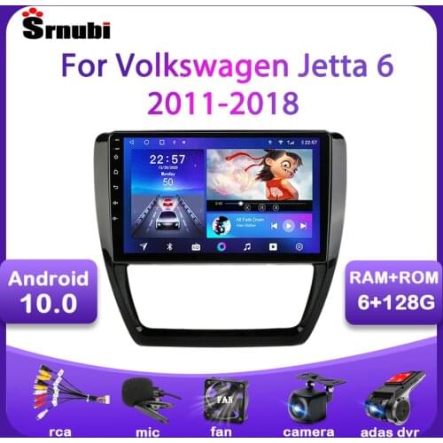 2 Din Carplay Bluetooth WIFI DVD For Volkswagen VW Jetta 6 2011-2018 Car Radio Multimedia Video Player Navigation GPS Head unit
