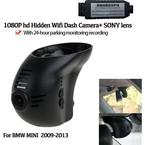 Car Wifi DVR Driving Video Recorder Dash camera For BMW MINI 2009 2010 2011 2012 2013 Novatek 96658 Night vision full HD 1080P