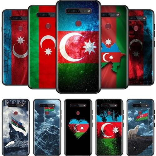 Azerbaijan flag For LG G8 V30 V35 V40 V50 V60 Q60 K40S K50S K41S K51S K61 K71 K22 ThinQ 5G Phone Case