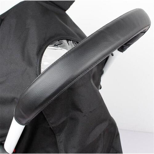 Baby Stroller Accssories Handle Cover PU Leather Armrest Bumper bar Case Protector Bar for Yoya Babyzen Yoyo Stroller White Red