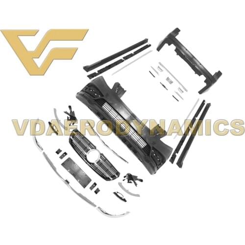 Suitable For 14-19 Benz V Class Vito W447 V220 V250 VAD-PT Full Body Kit Front Rear Bumper Side Skirts