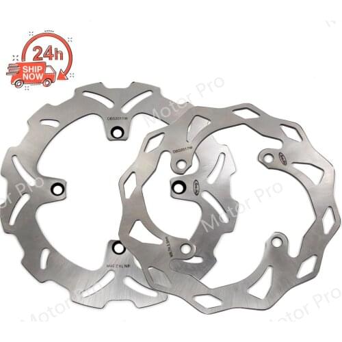 For Kawasaki KX F 450 2006 - 2014 Front Rear Brake Disc Disk Rotor Kit KX450F KX450 450F 07 2008 2009 2010 2011 2012 2013 KX250