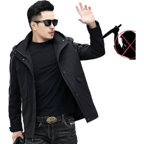 Men Safety Clothing Anti-cut Anti-stab Military Tactical Jacket Self-defense Police Stealth Protection CutFree Soft Windbreaker