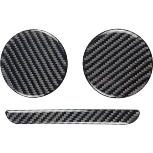 Carbon Fiber Sticker Backseat Water Cup Holder Slot Pad Strip Car Trim for Toyota GT86 FT86 Subaru BRZ 2016-2020