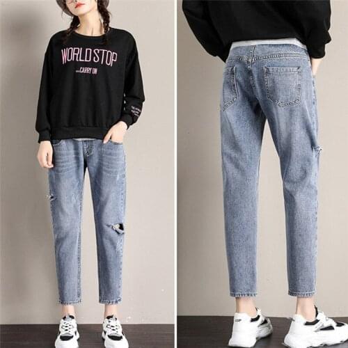 2020 New Arrival Maternity Jeans High Quality Jeans For Pregnant Women Large Size Denim Pants Fashion Pregnancy Jeans Trousers