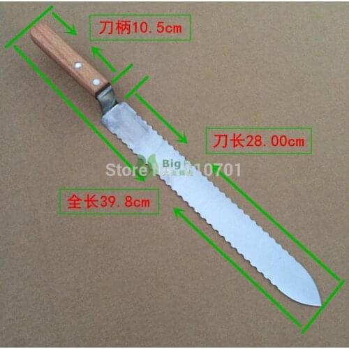Sawtooth Type Length of blade 28cm Beekeeping Uncapping Knife Extracting Scraping Honey LONG