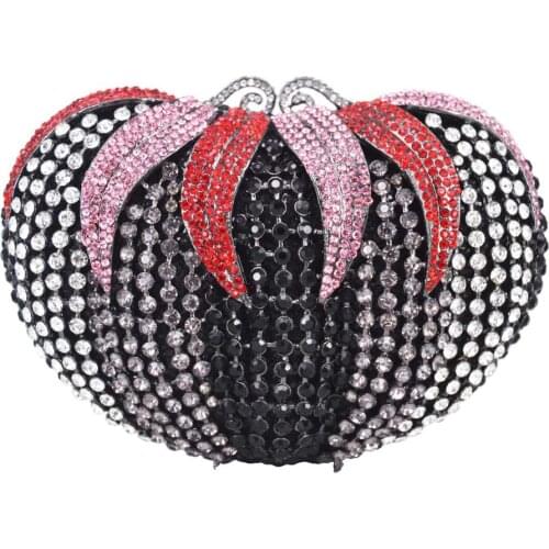 Luxury Crystal Clutch Bags Women Party Prom Handbags banquet Wedding Bags Ladies Evening Bag female Bridal Purse Wristlets SM892