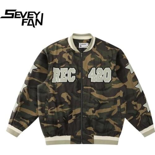 SEVEYFAN Mens Camouflage Jackets