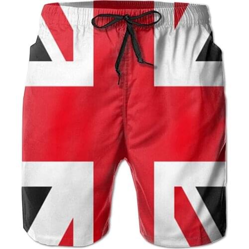 British Flag Mens Bandana Swim Shorts Summer Beach Shorts Leisure Quick Dry Swimming Pants Mens Shorts