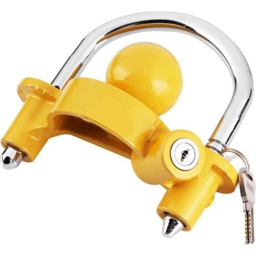 VODOOL Heavy Duty Hitch Anti-Theft Lock Caravan Accessories Universal Boat Motorcycle Caravan Trailer Ball Coupler Trailer Lock
