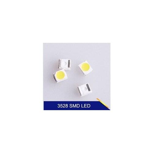 Led Lamp SMD diode smd led smd 3528 beads Cold White 1210 7-8LM 1000pcs X super-bright-leds Free Shipping SMT Reel