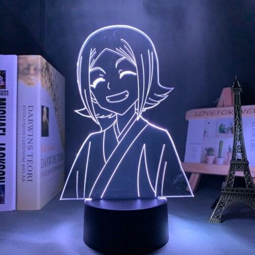 Yachiru Kusajishi Led Night Light Bleach for Bedroom Decor Nightlight Birthday Gift Anime 3d Lamp Yachiru Kusajishi Bleach