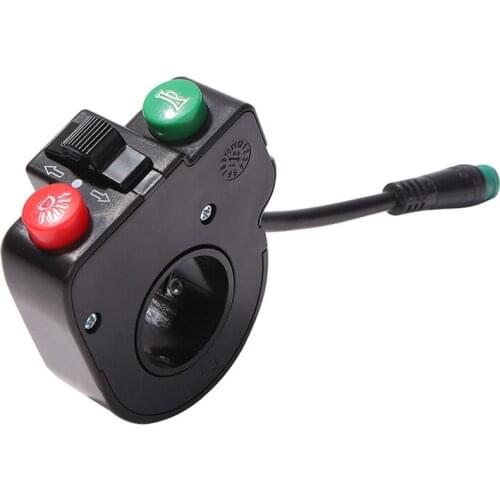 Electric Scooter Waterproof Handlebar Headlight Horn Turn Signal Switch For KUGOO M4/PRO Electric Scooter Accessories