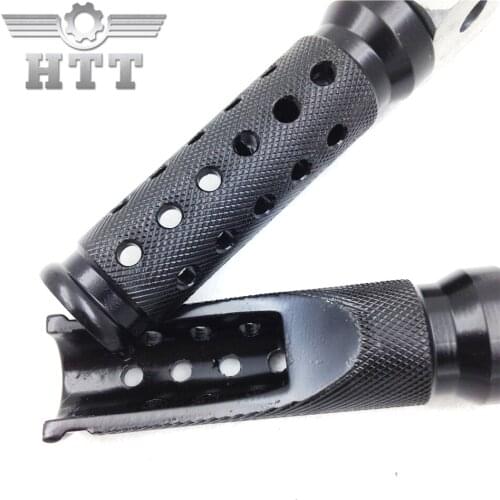 Aftermarket free shipping motorcycle partsBlack Front Foot Pegs For Yamaha FZR 600 Seca II XJ 600S YZF 600R 750R 1000R