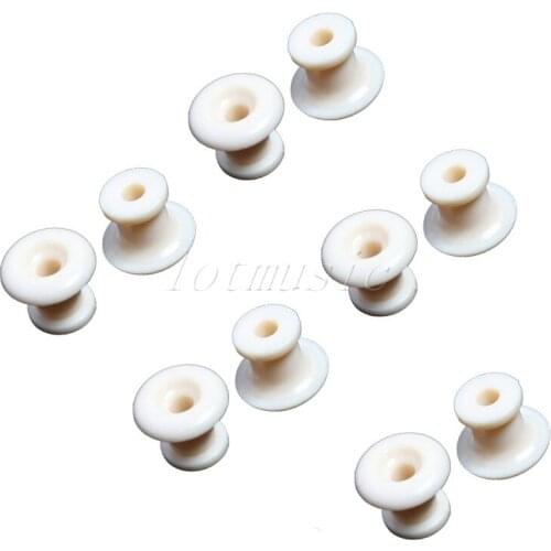 10Pcs Plastic Button Strap Lock Mount for Guitar Replacement