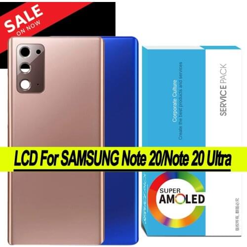 100% OriginalBack Cover Cases For SAMSUNG Galaxy Note 20 Note 20 Ultra Note20 Ultra Note20+ Phone Rear Battery Door
