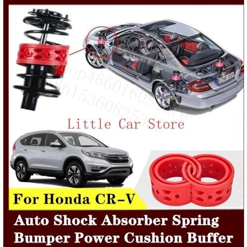 2PCS Front Rear Suspension Shock Bumper Spring Coil Cushion Buffer For Honda CR-V