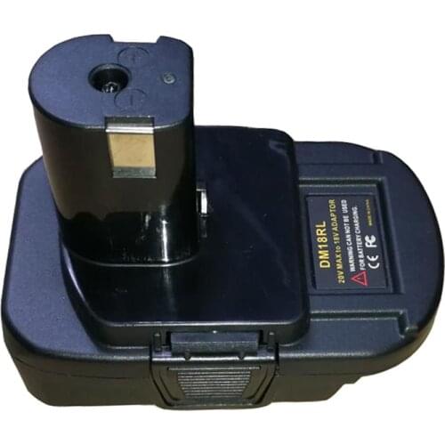 Tool Parts DM18RL Converter Adapter USB Charger For RYOBI Convert Dewalt 20V Milwakee 18V M18 to P108 ABP1801 NiCad NiMh Battery