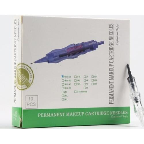 10/50/100pcs Tattoo Permanent Makeup 1RL/3RL/5RL/7RL Needles Pen Machine Needles For Eyebrow lip Tattoo Supplies