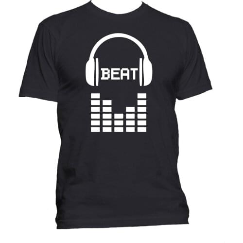 Beat. Retro Music.Equaliser Mens Premium ringspun t-shirt. All colours and sizes Hip Hop men tshirt rock Unisex t shirt Fashion
