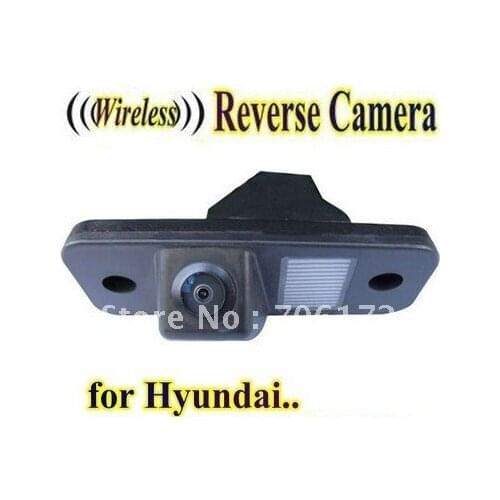 WIRELESS Car rear view Camera reverse backup parking camera for Hyundai Santa Fe 2006-2009 Hyundai Azera