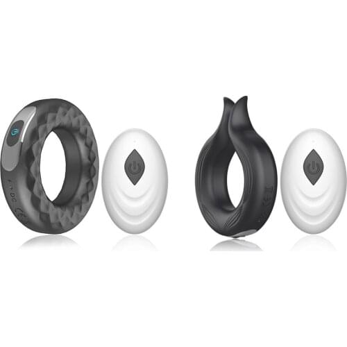 Wireless vibrators ejaculation delay cock ring Sleeve for penis erotic sex toys in couple adults 18 goods men penis cockring