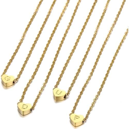 Collier Femme 2020 Capital Letter Neckaces For Women Boho Jewelry Stainless Steel Alphabet Initial Necklace Best Friend Gift