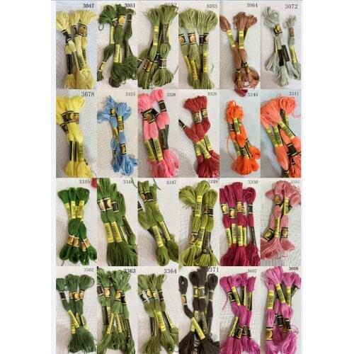 Oneroom 5 pieces cross stitch threads / cross stitch embroidery thread / Custom threads colors 04