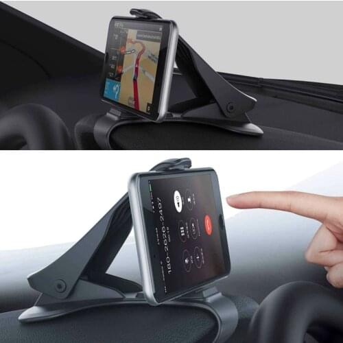 Car Dashboard Phone Holder Navigation Universal Mobile Phone Holders Stands Clip Fold Black Car Phone Holder Stand Bracket