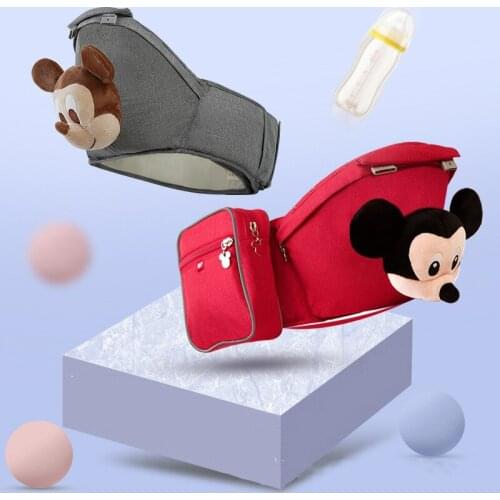Disney Baby Carrier Hipseat Kids Infant Hip Seat Waist Belt Waist Stool Walkers Baby Sling Hold Waist Belt Ergonomic Christmas