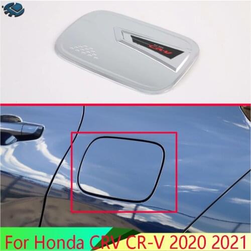 For Honda CRV CR-V 2020 2021 Car Accessories ABS Chrome fuel tank cap cover car-styling trim oil fuel cap protective