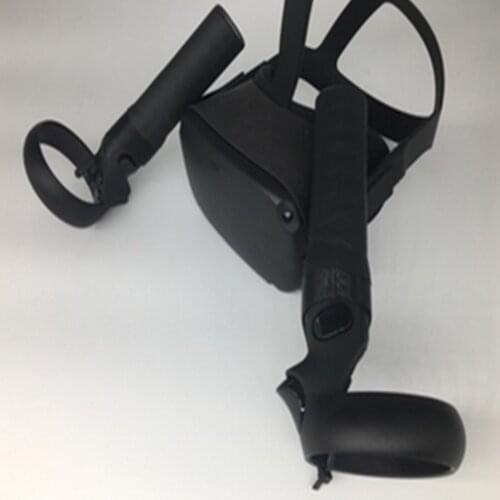 Dual Handles Extension Sleeve Gamepad for Oculus Quest/Rift S Controllers Playing Beat Saber Game Quick Release Handle